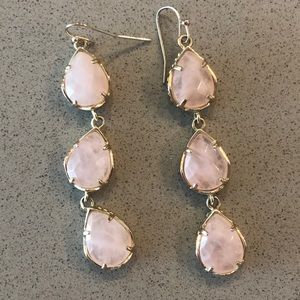 Blush custom Kendra Scott earrings